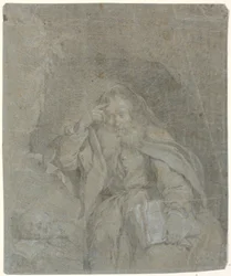 Saint Jérôme méditant dans sa grotte