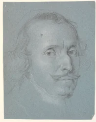 Tête de portrait masculin