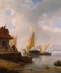 Voiliers dans le port