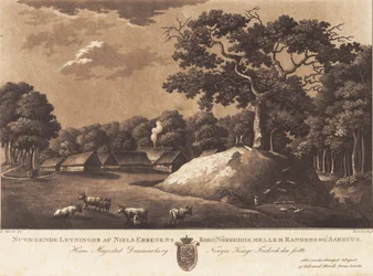 Restes actuels du château de Niels Ebbesen Nørreriis. E Storch del.