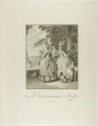 Rendezvous For Marly, from Monument du Costume Physique et Moral de la fin du Dix-huitième siècle