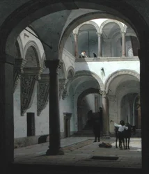 Cour de Palazzo Fava, Bologne