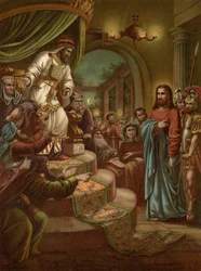 Christ condamné par de faux témoignages