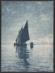 Voilier amarré
