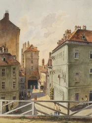La Neutor avec la maison de garde à Vienne