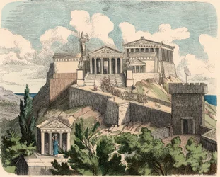 Grèce antique : Athènes, Acropole - Parthénon