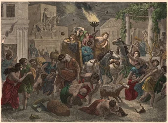 Rome antique : Éruption du Vésuve, 79 après J.-C.