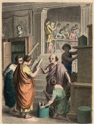 Rome antique : Vente et fabrication de livres