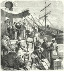 Marchands arabes (gravure)