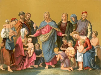 Christ bénissant les enfants
