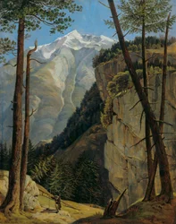 Le Watzmann vu depuis Wimbachtal