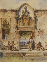 Scène de genre à Venise