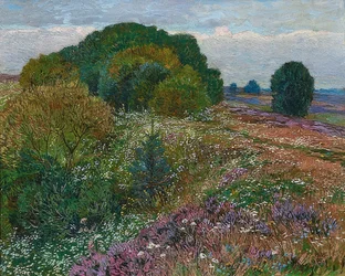 Au bord de la lande (Paysage de lande I). 1909