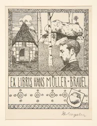 Ex-libris Hans Mueller-Blauel