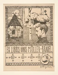 Ex-libris Hans Mueller-Brauel