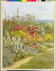 Une bordure herbacée