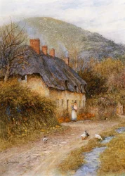 À Symondsbury près de Bridport, Dorset