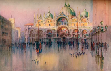 Lueur du soir, Saint-Marc, Venise, 1914