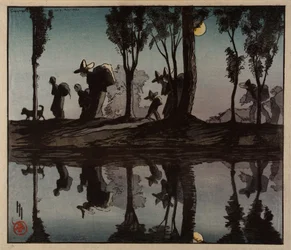 Clair de lune sur le canal de la Viga