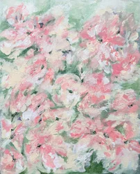 Fleurs rose pâle