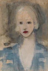 Une femme blonde