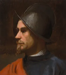 Guerrier au casque