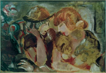 Deux jeunes femmes en conversation