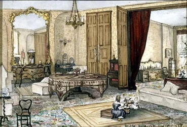 Intérieur de salon