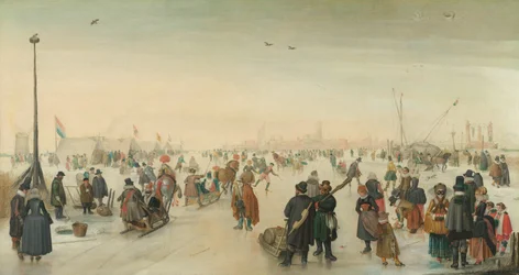 Profiter de la glace près d