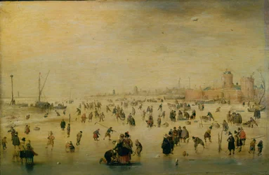 Scène de patinage