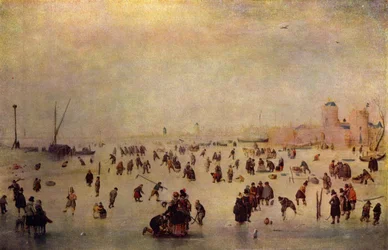 Scène de patinage
