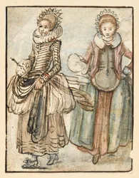 Deux femmes debout