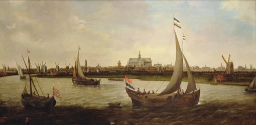 Vue de Haarlem depuis le nord