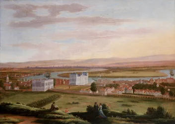 Vue de Greenwich et de la Queen
