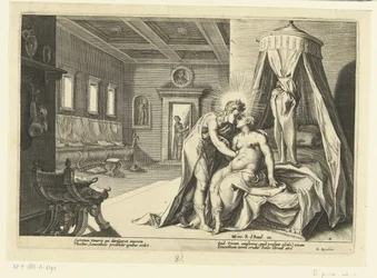 Apollon séduit Leucothoé (Les Métamorphoses d