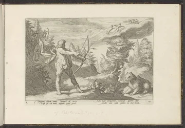 Arcas vise Callisto (Ovidius