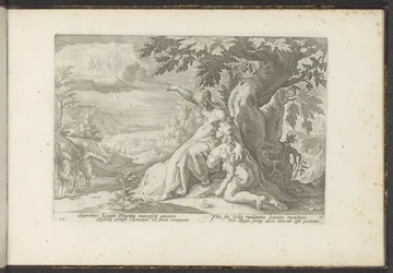 Clymène montre à Phaéthon son père, le dieu du soleil