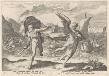 Coronis transformée en corbeau