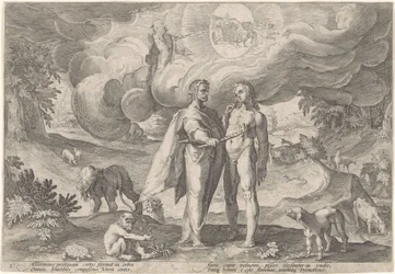 Prométhée crée le premier homme