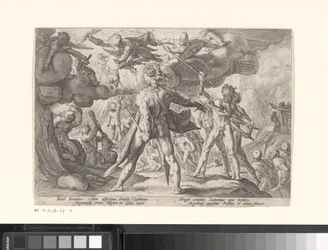 La Bataille entre les dieux et les géants (Métamorphoses d