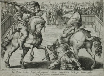 Un duel à cheval