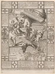 Aedificare super Arenam, feuille 7 de la série « Allégories de la foi chrétienne »