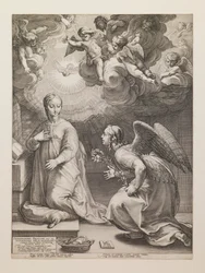 Annonciation, de la série «La Vie de la Vierge»