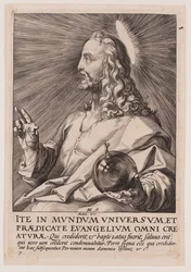 Le Christ, du Christ, les Apôtres et St Paul avec le Credo