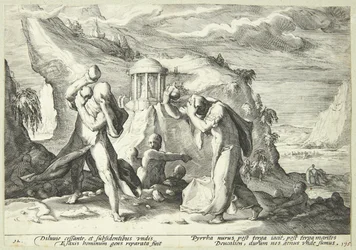 Deucalion et Pyrrha repeuplent le monde