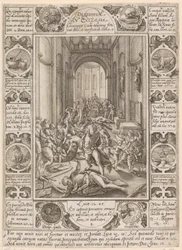 Dissidium in Ecclesia, feuille 8 de la série « Allégories de la foi chrétienne »