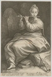 Euterpe, feuille n° 6 de la série « Les neuf Muses »