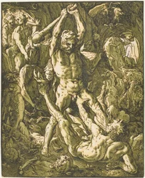 Hercule tuant Cacus
