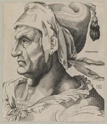 Hippocrate. Buste d