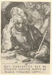 Jacques le Majeur, feuille n° 3 de la série « Le Christ, les douze apôtres et Paul »
